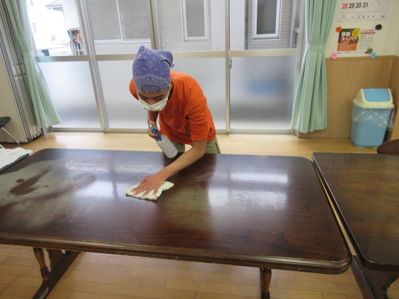 【さくらこぶし】　大掃除