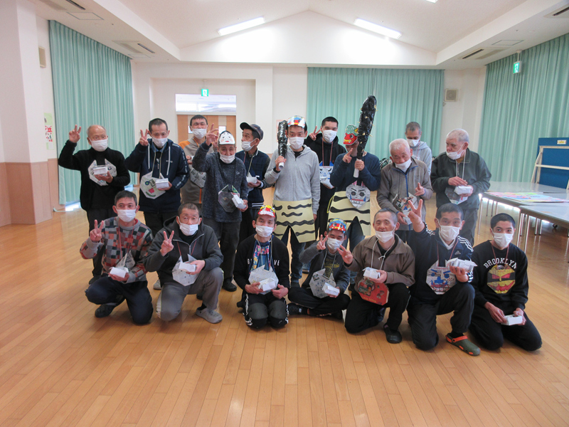 【さくらこぶし】　鬼はそと、福はうち